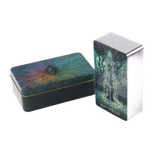 Адекватне Таро | Prisma Vision Tarot (у жерстяній коробочці, зі срібним зрізом) 127336 фото