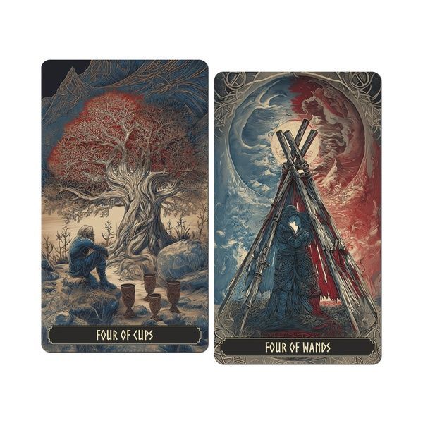 Norwegian Woodcut Tarot | Таро Норвежская Гравюра 128349 фото