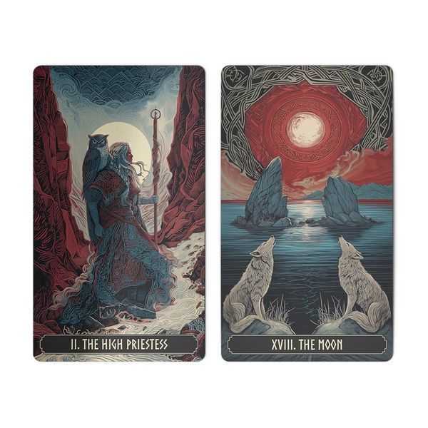 Norwegian Woodcut Tarot | Таро Норвежская Гравюра 128349 фото