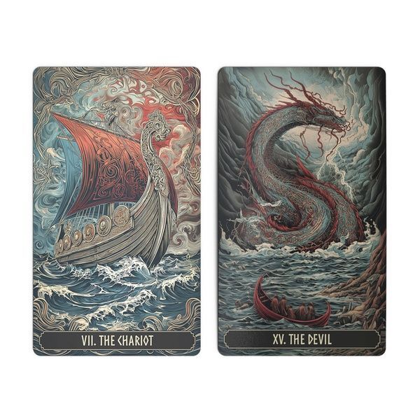 Norwegian Woodcut Tarot | Таро Норвежская Гравюра 128349 фото