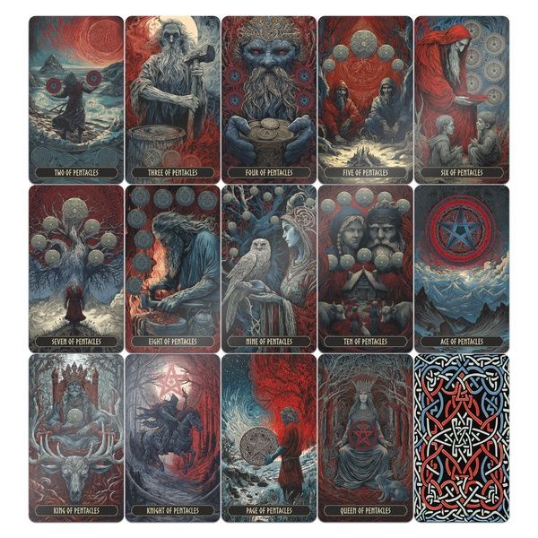 Norwegian Woodcut Tarot | Таро Норвежская Гравюра 128349 фото