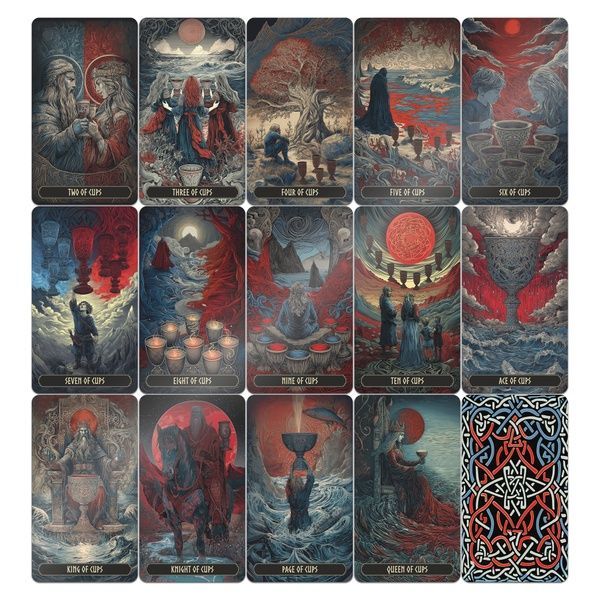 Norwegian Woodcut Tarot | Таро Норвежская Гравюра 128349 фото