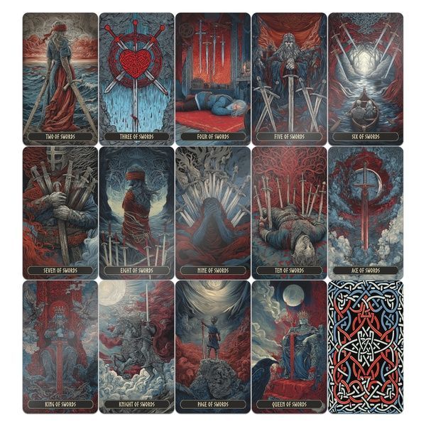 Norwegian Woodcut Tarot | Таро Норвежская Гравюра 128349 фото