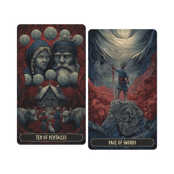 Norwegian Woodcut Tarot | Таро Норвежская Гравюра 128349 фото