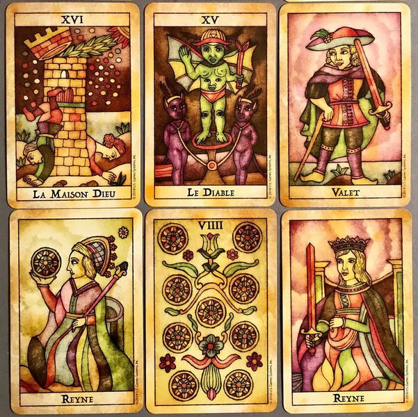 Tarot de Maria Celia | Таро Марии Целиа (в жестяной коробке) 12123 фото