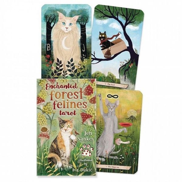 Enchanted Forest Felines Tarot | Таро Зачарованих Лісових Котів 16044 фото