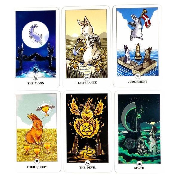 Таро Луналапін | Lunalapin Tarot (у жерстяній коробочці, з голографічним зрізом) - УЦІНКА 109348 фото