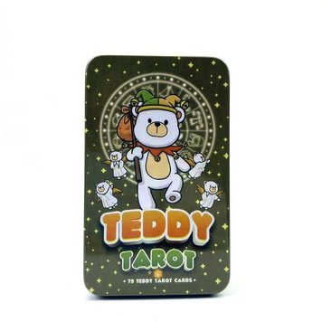 Teddy Tarot | Таро Плюшевого Мишки (в жестяной коробочке, с оранжевым срезом) - УЦЕНКА 111926 фото