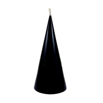 Свеча восковая конус черная 14812 фото