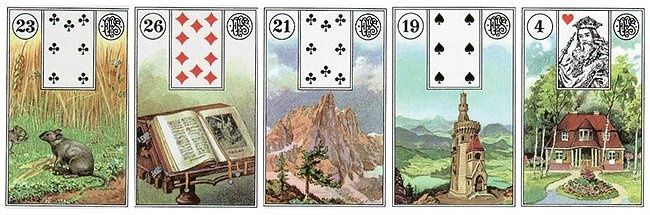 Оракул Ленорман Piatnik | Mille Lenormand Piatnik 78850 фото