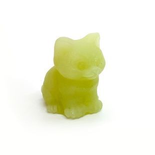 Фігурка кошеня жовтий агат fig26 фото