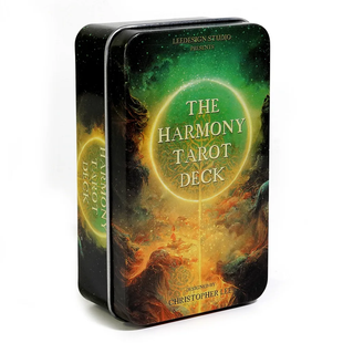 Harmony Tarot | Таро Гармонія (у жерстяній коробочці, з золотим зрізом) 130273 фото