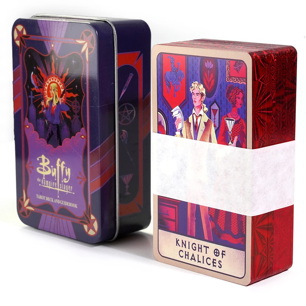 Buffy Tarot | Таро Баффі (у жерстяній коробочці, з червоним зрізом) 130273 фото