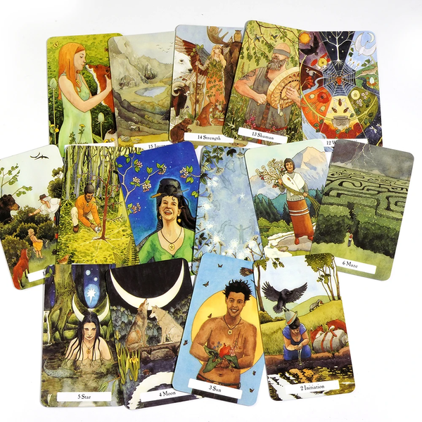 Witches Wisdom Tarot | Таро Мудрості Відьом (у жерстяній коробочці, з зеленим зрізом) 130273 фото
