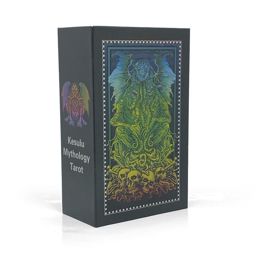 Купити Kesulu Mythology Tarot | Таро Ктулху пластикове золоте