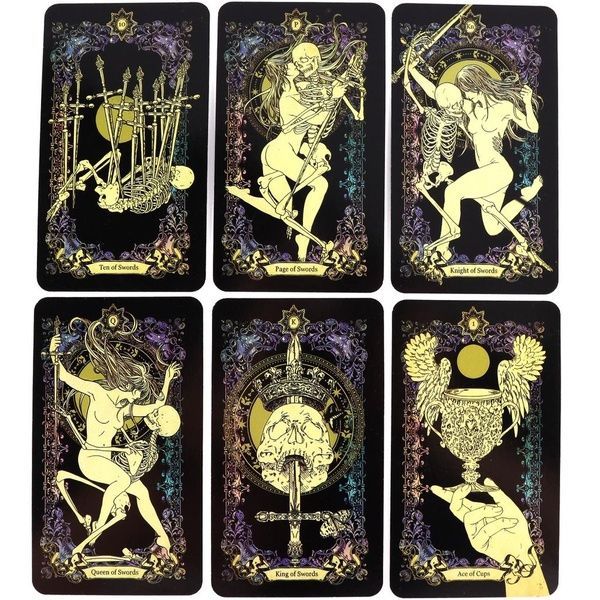 Wondering Spirit Tarot | Таро Блукаючого Духа (у жерстяній коробочці, з кольоровим зрізом) 130273 фото