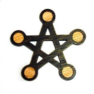 Свічник Пентаграма 4334 фото
