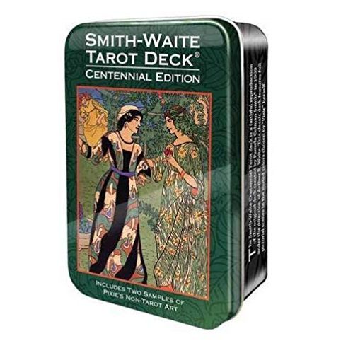 Smith-Waite Centennial Edition Tarot in a tin | Таро Уейта-Сміт, ювілейне видання (в жерстяній коробочці) 24461 фото