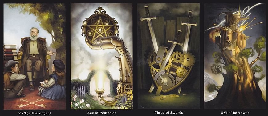 Steampunk Tarot | Стімпанк Таро (Вікторіанське Таро) 10173 фото