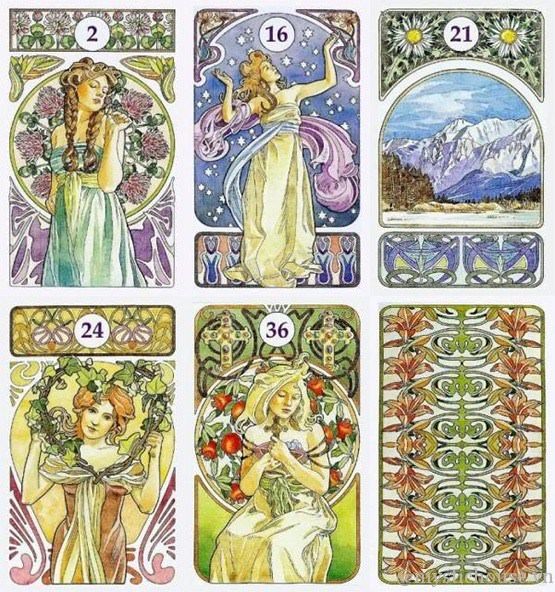 Ленорман Ар-Нуво | Art Nouveau Lenormand 14621 фото