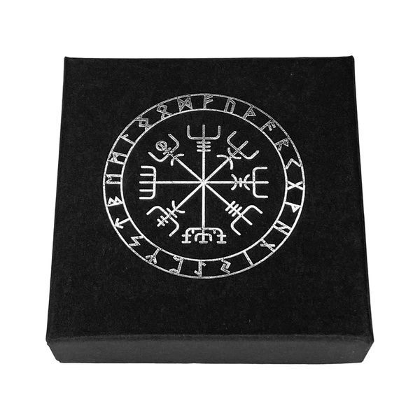 Руны Чёрный агат с золотистой гравировкой 7135 фото