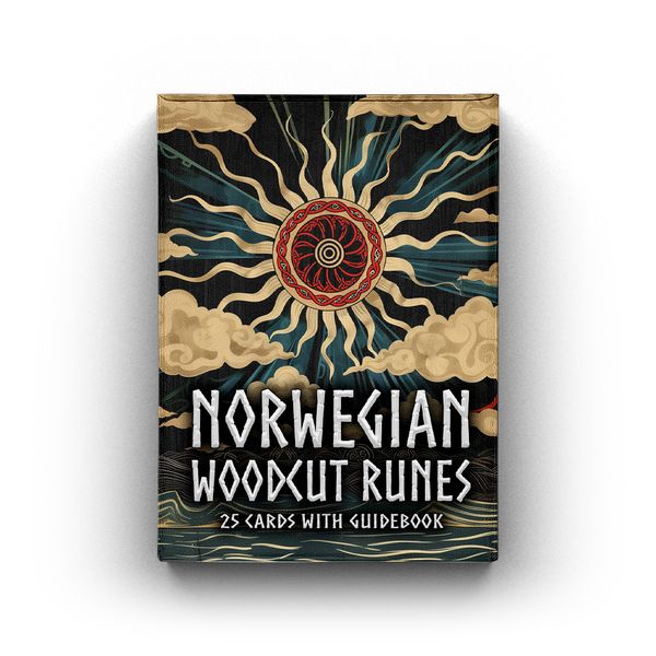 Norwegian Woodcut Runes | Руны Норвезька Гравюра 128357 фото