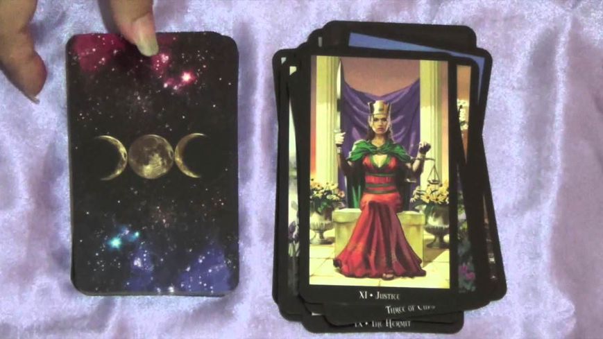 Witches Tarot | Таро Чаклунське (в жерстяній коробочці, з бузковим зрізом) 109326 фото