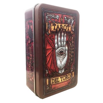 Таро Дель Торо | Tarot del Toro (у жерстяній коробочці, з червоним зрізом) 109335 фото