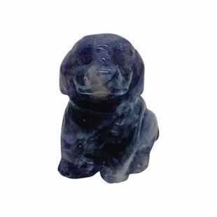 Фігурка собачка аметист fig223 фото
