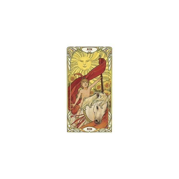 Золотое Таро Ар Нуво - Старшие Арканы | Golden Art Nouveau Tarot (Grand Trumps) - уценка 142692 фото