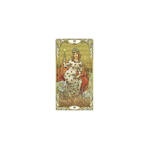Золотое Таро Ар Нуво - Старшие Арканы | Golden Art Nouveau Tarot (Grand Trumps) - уценка 142692 фото