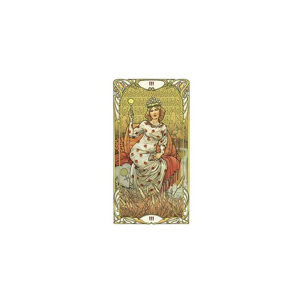 Золоте Таро Ар Нуво | Golden Art Nouveau Tarot 22114 фото