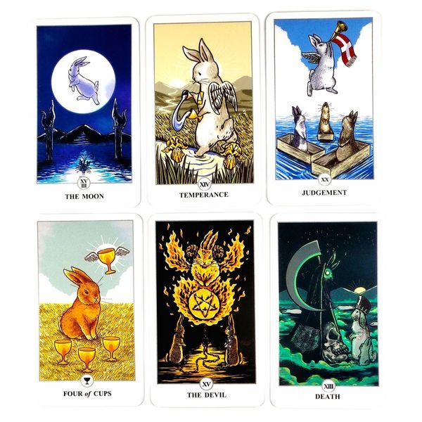 Таро Луналапін | Lunalapin Tarot (у жерстяній коробочці, з голографічним зрізом) 109348 фото