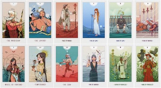 Купить Таро Белого Божества | White Numen Tarot (в жестяной