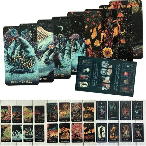 Адекватне Таро | Prisma Vision Tarot (у жерстяній коробочці, зі срібним зрізом) 98434 фото