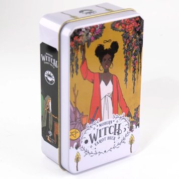Таро Современной Ведьмы | Modern Witch Tarot (в жестяной коробочке, с серебряным срезом) УЦЕНКА 98442 фото