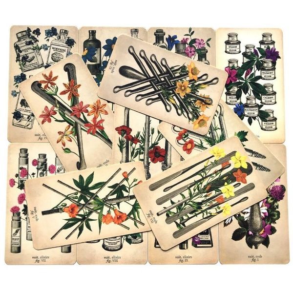 Antique Anatomy Tarot | Таро Античної Анатомії (в жерстяній коробочці, із золотим зрізом) - уцінка 130265 фото