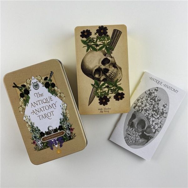 Antique Anatomy Tarot | Таро Античної Анатомії (в жерстяній коробочці, із золотим зрізом) - уцінка 130265 фото