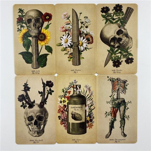 Antique Anatomy Tarot | Таро Античної Анатомії (в жерстяній коробочці, із золотим зрізом) - уцінка 130265 фото