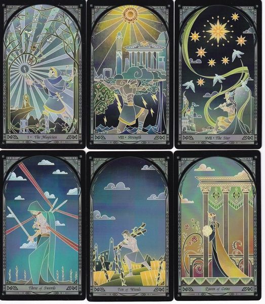 Broken Mirror Tarot | Таро Разбитого Зеркала (в жестяной коробочке, с розовым срезом) 132913 фото
