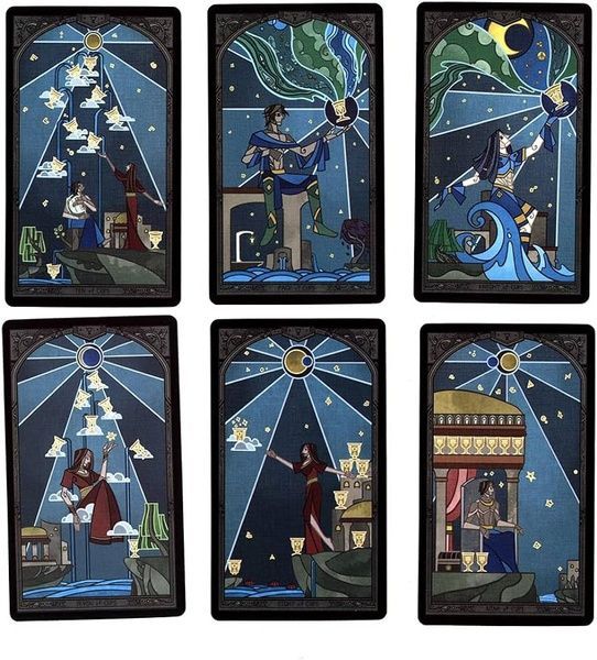 Broken Mirror Tarot | Таро Разбитого Зеркала (в жестяной коробочке, с розовым срезом) 132913 фото