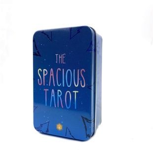 Spacious Tarot | Просторове Таро (в жерстяній коробочці, з рожевим зрізом) 111906 фото
