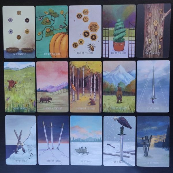 Spacious Tarot | Просторове Таро (в жерстяній коробочці, з рожевим зрізом) 111906 фото