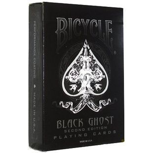 Покерні карти Bicycle Black Ghost (2-ге видання) 6677 фото