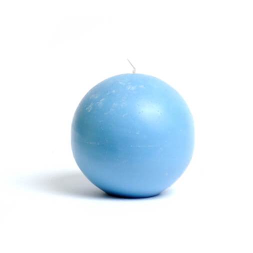 Свеча голубая шар 35-часовая
