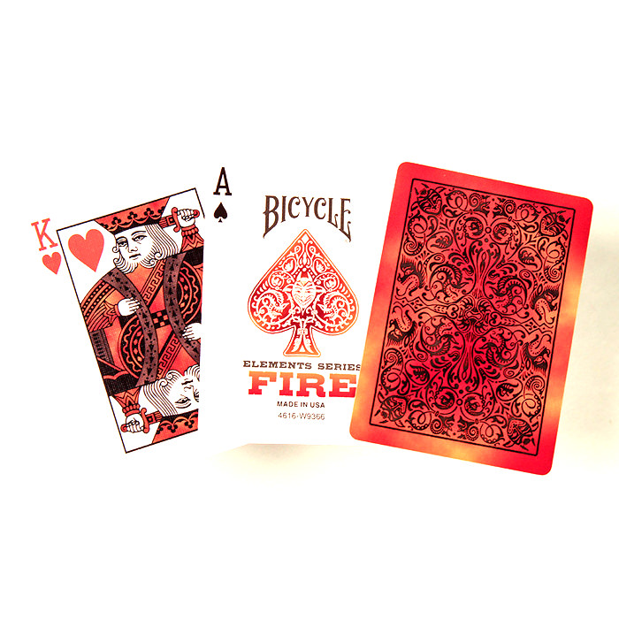 Покерные карты Bicycle Fire (Огонь)