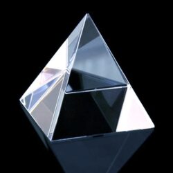 Пирамида стеклянная 7х7х8 см